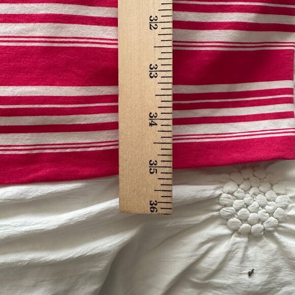 Lands End Womens Sleeveless Pink Striped Sheath Dress Size 2P Preppy Old Money - Picture 8 of 8